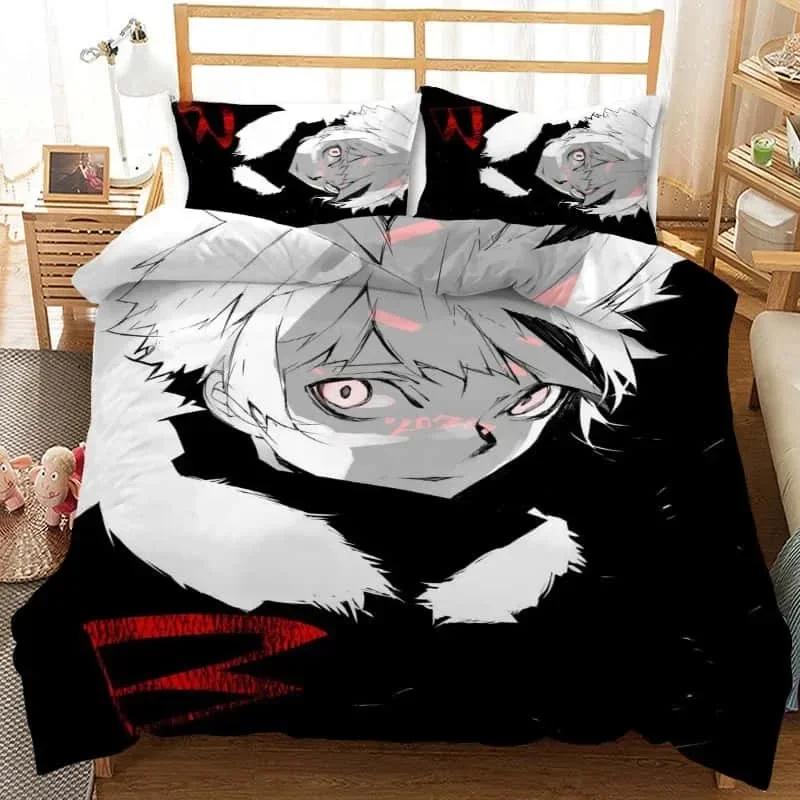 Cartoon Duvet Cover Set Bungo Stray Dogs Tales Of The Lost Bedding Set Comforter Duvet Cover Pillowcase Queen King Home Textiles