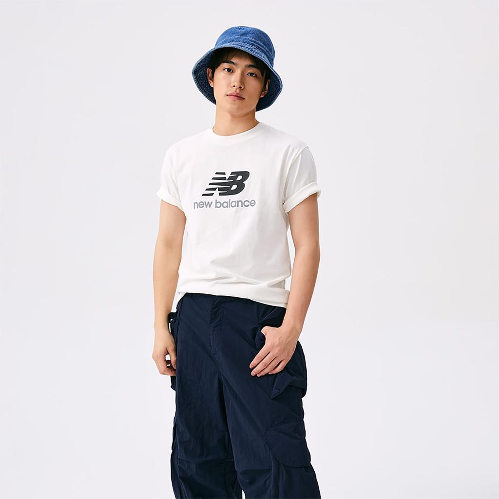 New Balance NB Athleisure T Shirt Unisex White MT51500-SST