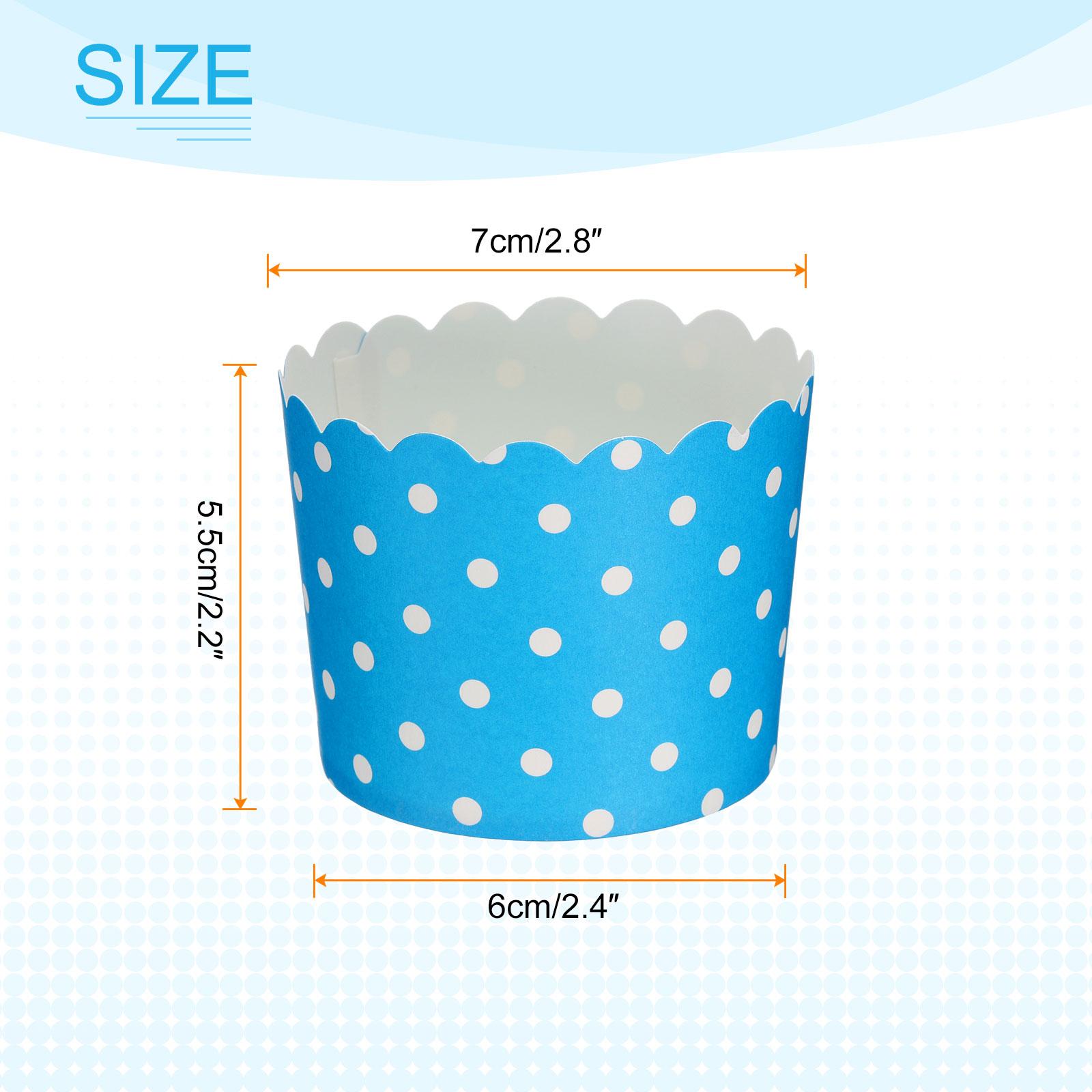 50/100/150pcs Cupcake Wrapper Paper Baking Cup Cupcake Liners 6oz Cake Cups Candy Cups Paper for Party Birthday Favor DIY 50pcs