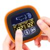 Digital Meat Kitchen Thermometer Touch Screen Waterproof Meat Barbecue Food Temperature Measure Tool with 2 Probes for Grilling
