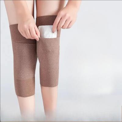 Knieschoner mit Taschen, Warme Sportausrüstung, Beinschoner zum Warmhalten und Lindern kalter Beine, Herbst- und Winter-Knieschoner