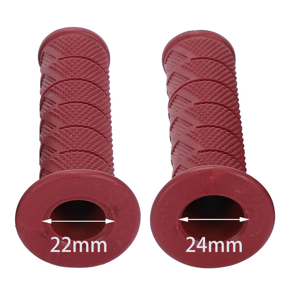 Nakira Motorcycle Grip Moped Handle 22.2mm Penetration Rubber B Type