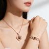 Heißverkaufendes Schmuckset: 100 Sprachen Projektionskette & Armband - Stilvolles & Vielseitiges Geschenk
