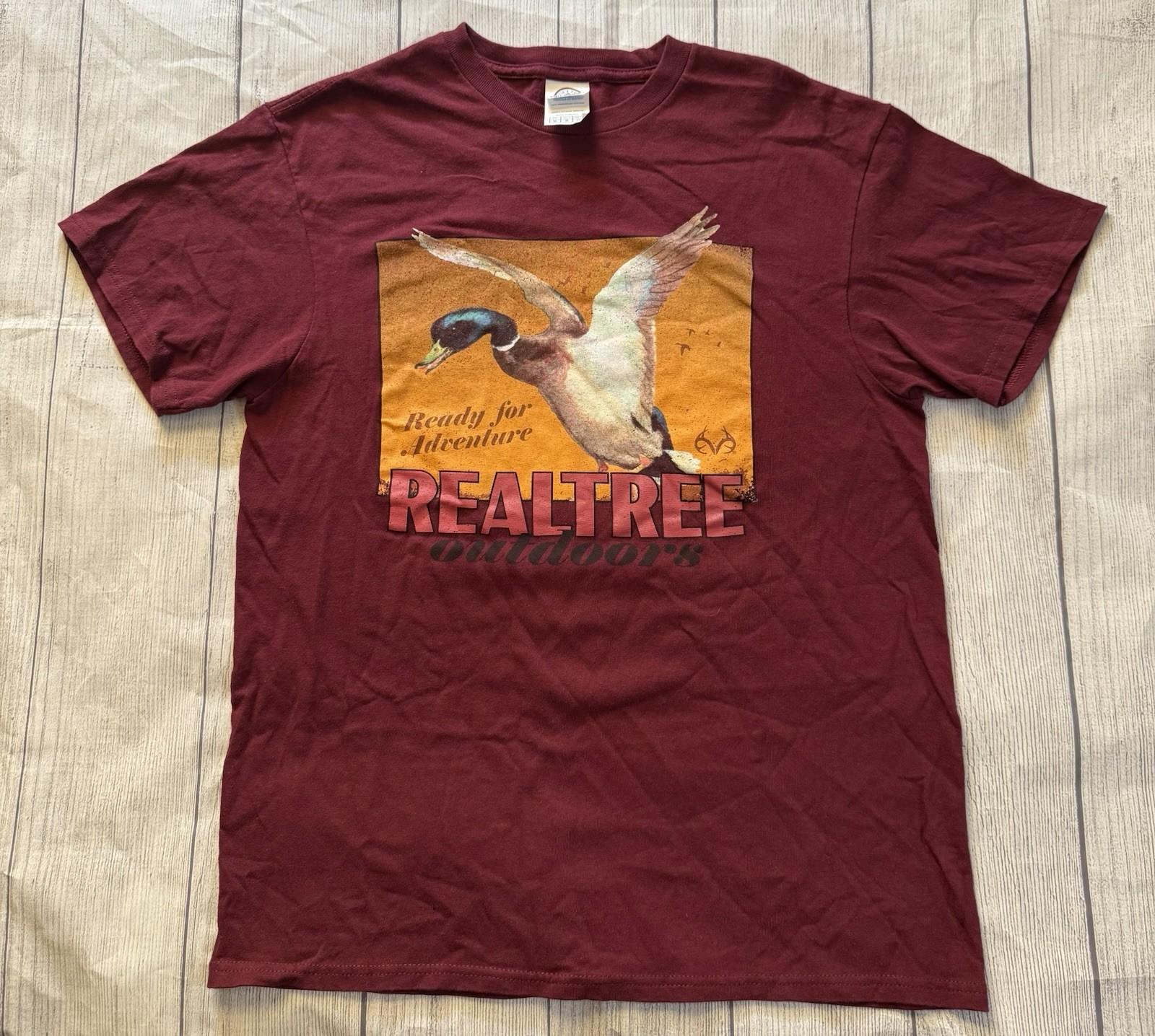 Real Tree Mallard Duck Hunting T-shirt Size Men’s Medium Duck Graphic XXXL
