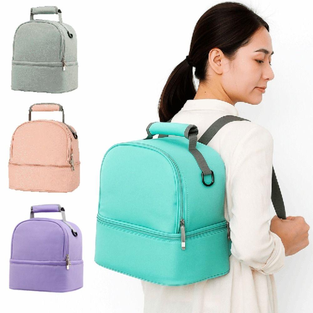 Milk Preservation Baby Diaper Bag Nylon Mommy Shoulder Bag Insulation Mommy Backpack  Travel