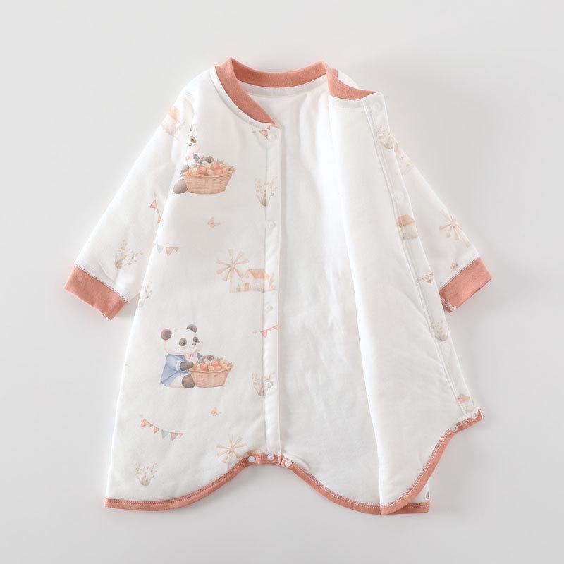 Spring & Autumn Baby Pajamas: Lightweight Pure Cotton Sleeping Bag & Anti-Kick Blanket for Infants and Toddlers