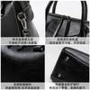 Womens Large Capacity Tote Bag Soft PU Leather Handheld Shoulder Daily Commute Work Casual Use