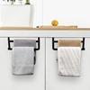 Over The Door Hanger Metal Construction Rustproof Towel Holder For Small Spaces Kitchen Bathroom Bedroom Storage