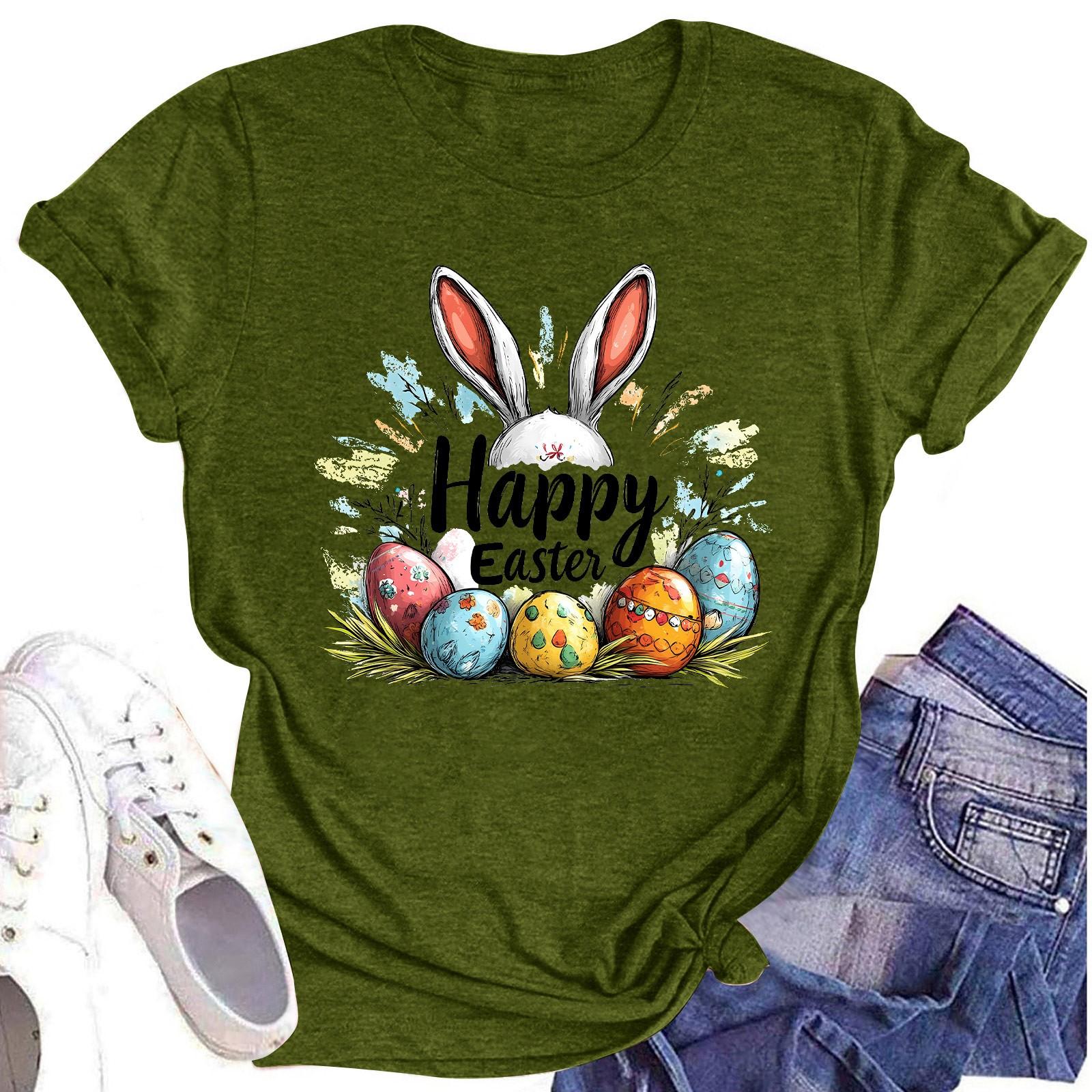 

Женский топ с круглым вырезом, повседневный принт, футболка с короткими рукавами L