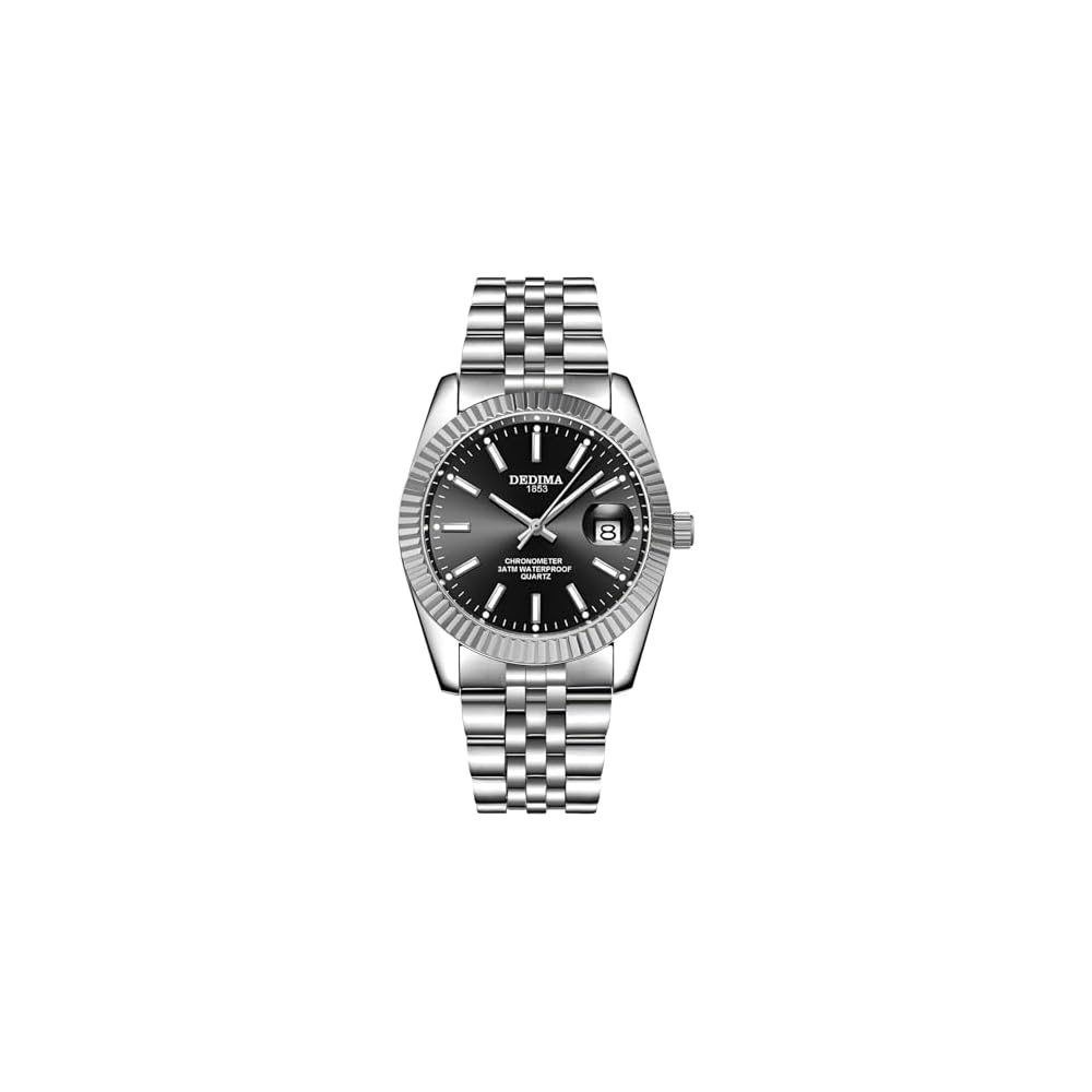 AOKOWN Men s Classic Design Analog Watch 38mm Waterproof Quartz Fashion Business Timepiece