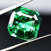 10 Ct NATURAL Green GARNET Square Shape Loose Gemstone