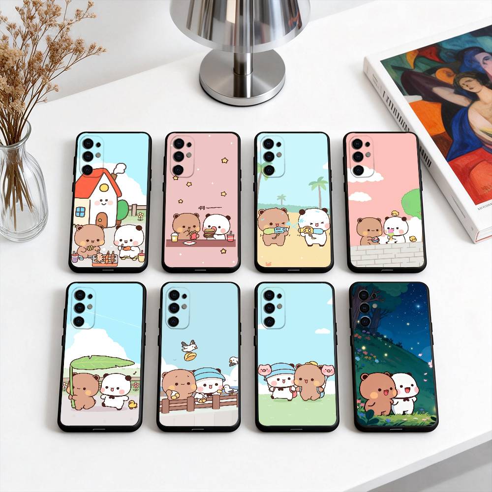 Funny Family B-BUBU D-DUDU-es Phone Case For Samsung S25,S24,S21,S22,S23,S30,Ultra,S20,Plus,Fe,Lite,Note,10,Black Cover