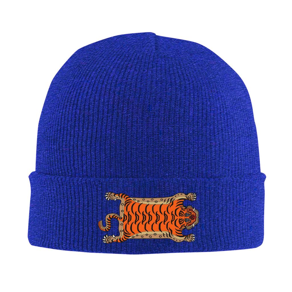 Tibetan Tiger Rug Warm Knitted Cap Winter Knit Bonnet Hat Skullies Beanies Hip Hop Caps for Unisex
