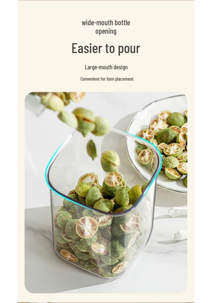 Vacuum-Sealed Food-Grade Kitchen Storage Jar for Coffee Beans & Grains