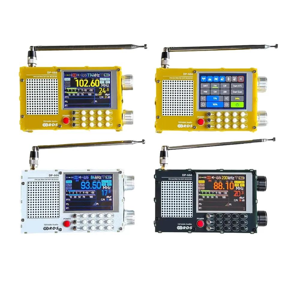 The portable FM/AM radio DP666 is equipped with the advanced TEF6686 chip, providing superior tuning capabilities and functionality.