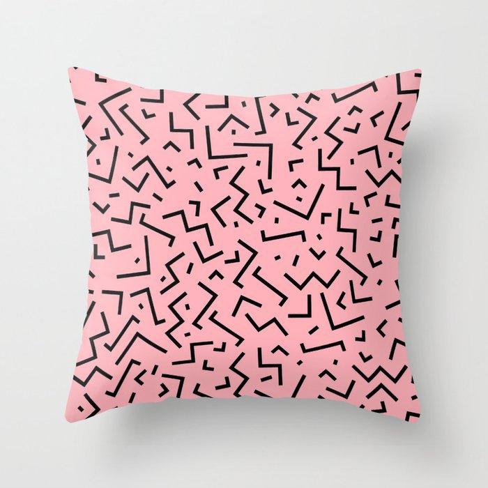 Mint Pink Throw Pillow Case Memphis Inspired Pattern Check Cushion Covers for Home Sofa Chair Decorative Pillowcases