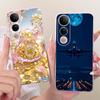 Clear Casing For Vivo V2440 Cover For Vivo V50 Lite 5G Case Cute Cat Fashion Butterfly 2D Painted Soft TPU