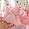 Vestido de primavera y otoño para niñas 2024 Otoño Nuevo vestido de princesa de dos piezas falso coreano para bebé femenino