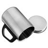 Travel Lid Thermal Double Walled Stainless Steel Coffee Mug Water Bottle Vacuum Flask Tea Cup