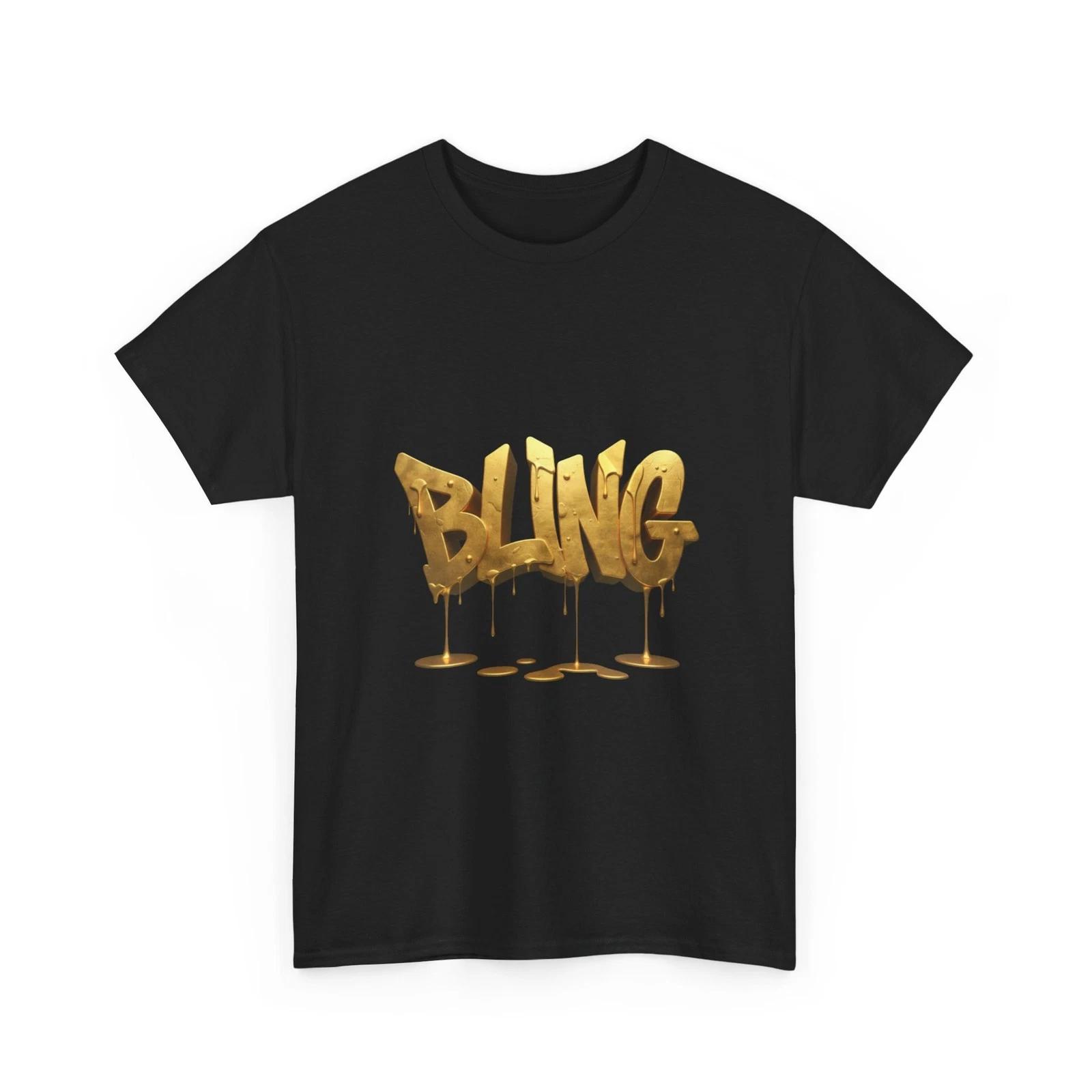 

Gold Drip Bling Graphic T-Shirt | Streetwear, Graffiti Style, Shirt Gift Idea L