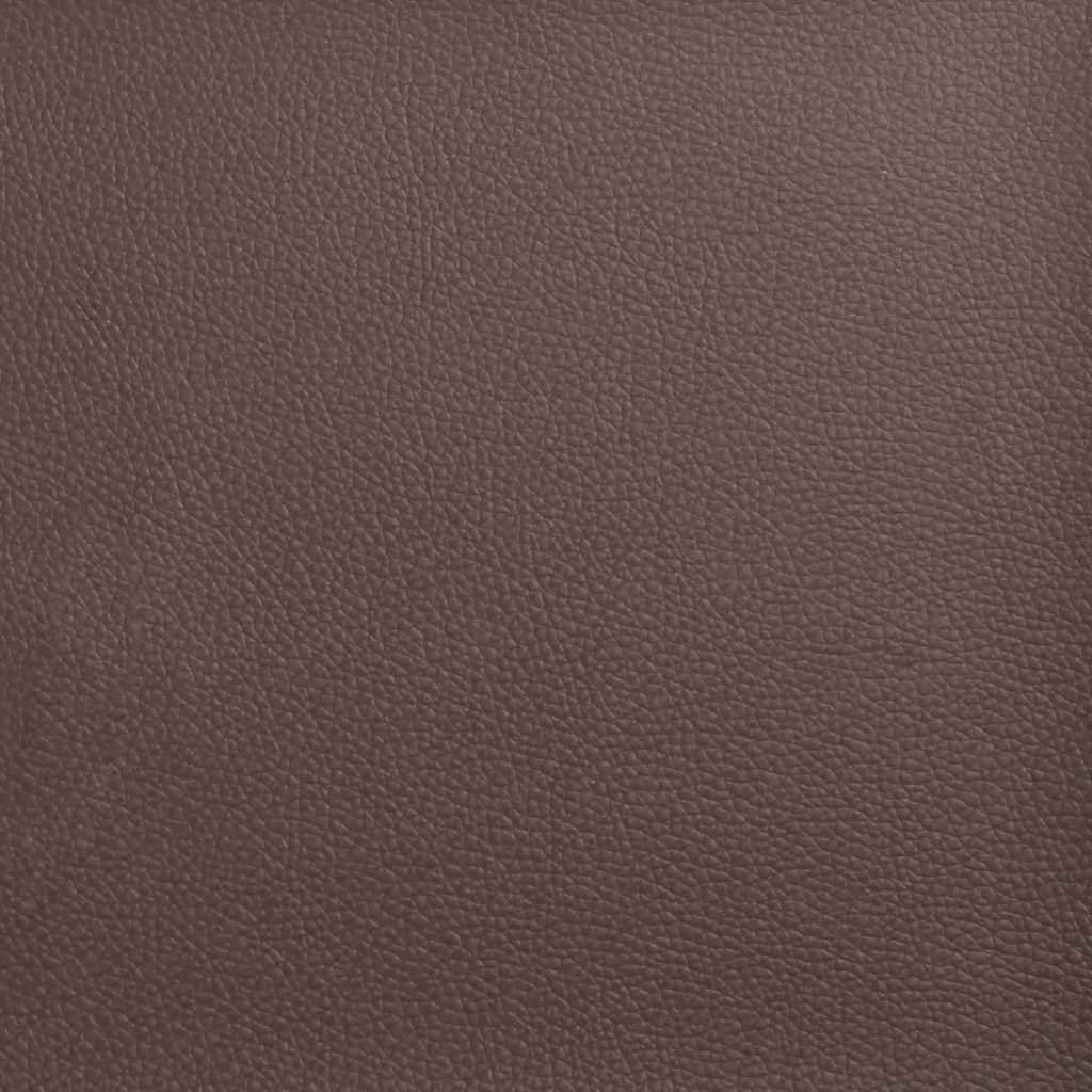 Vidaxl Rama Łóżka Z Zagłówkiem, Brązowa, 90X200Cm, Sztuczna Skóra