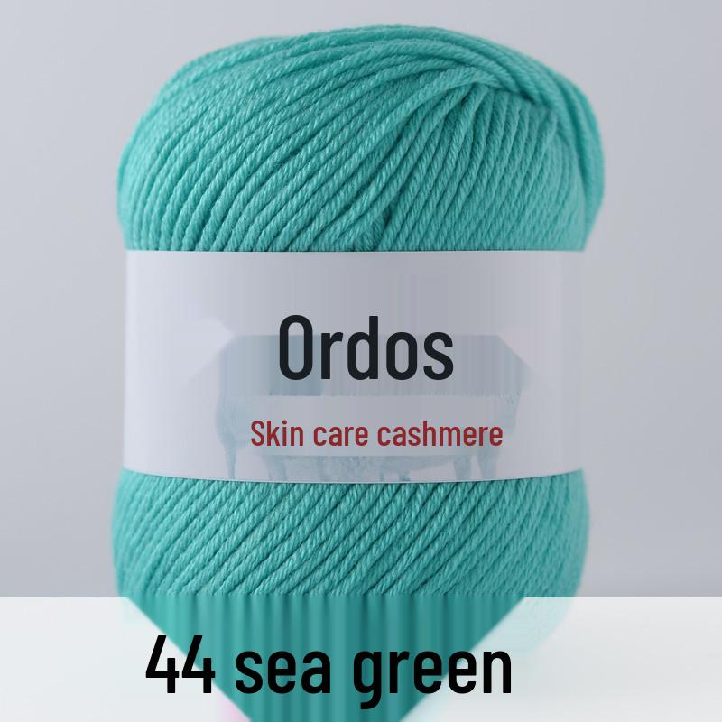 Genuine Baby Cashmere Yarn: Hand-Knitted Scarf for Infants & Toddlers, Medium Thick Milk Cotton for Crochet.