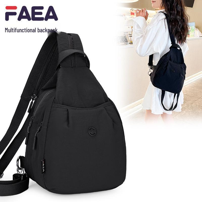 FAEA Stilvoller Leichter Crossbody-Rucksack: Modische, strukturierte, vielseitige Ein-Schulter-Tasche für Reisen.
