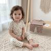 1 Set Shorts Set Girls Pajama Set Short Sleeve Kids Loungewear Two Piece Set  Summer Sleep