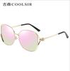 Sunglasses Women's Metal Polarized Sunglasses Anti Ultraviolet Anti Glare Polarized Driving Sunglasses