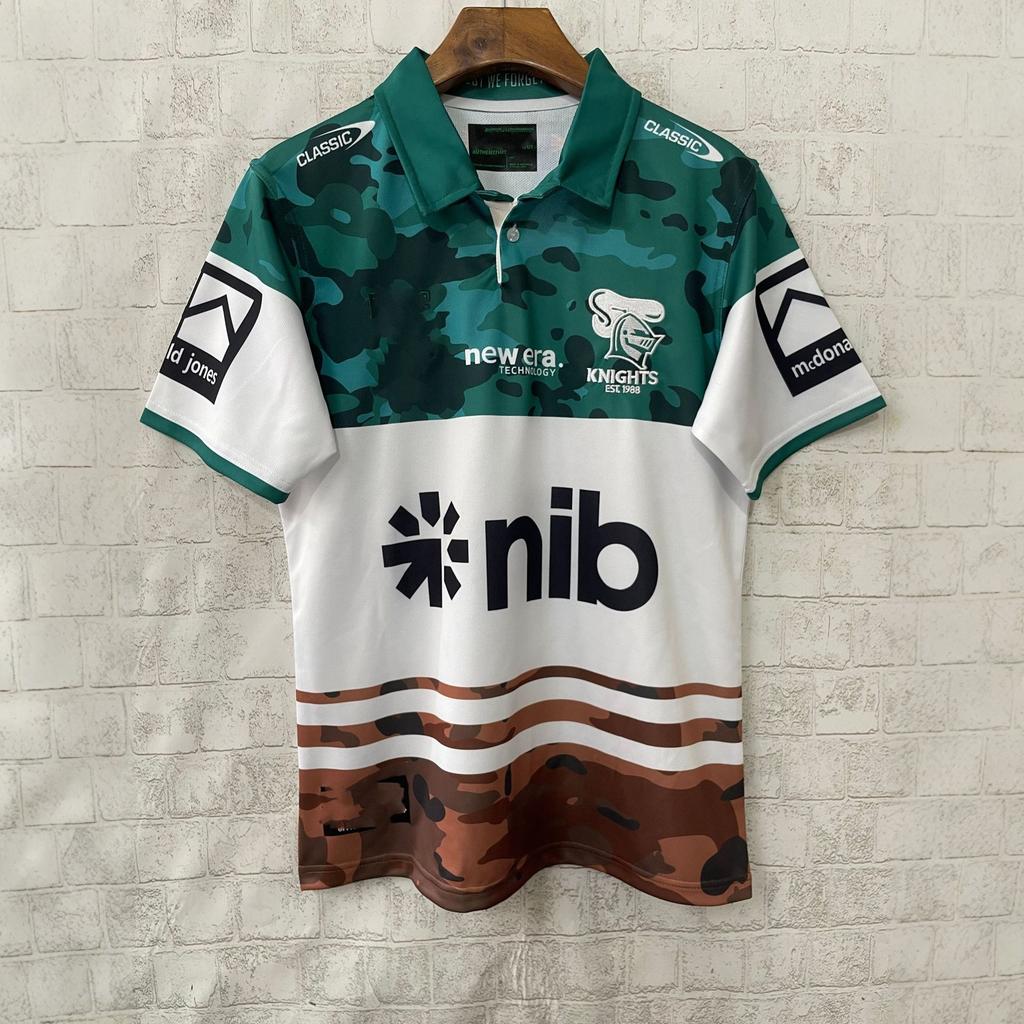 NRL Warriors Broncos Fiji Rabbit Jaguar Short Sleeve Rugby Jerseys Training Suit