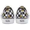 Vans Wallpaper Authentic Checkerboard Smile Print Durable Breathable Low-Top Canvas Shoes Unisex Sneakers Black White VN000EE3BP9