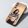 TK-CD C-Charli D-Amelio  Aesthetic Phone Case For Samsung Galaxy A73,A72,A71,A70,A52,A51 Others Soft Black Cover