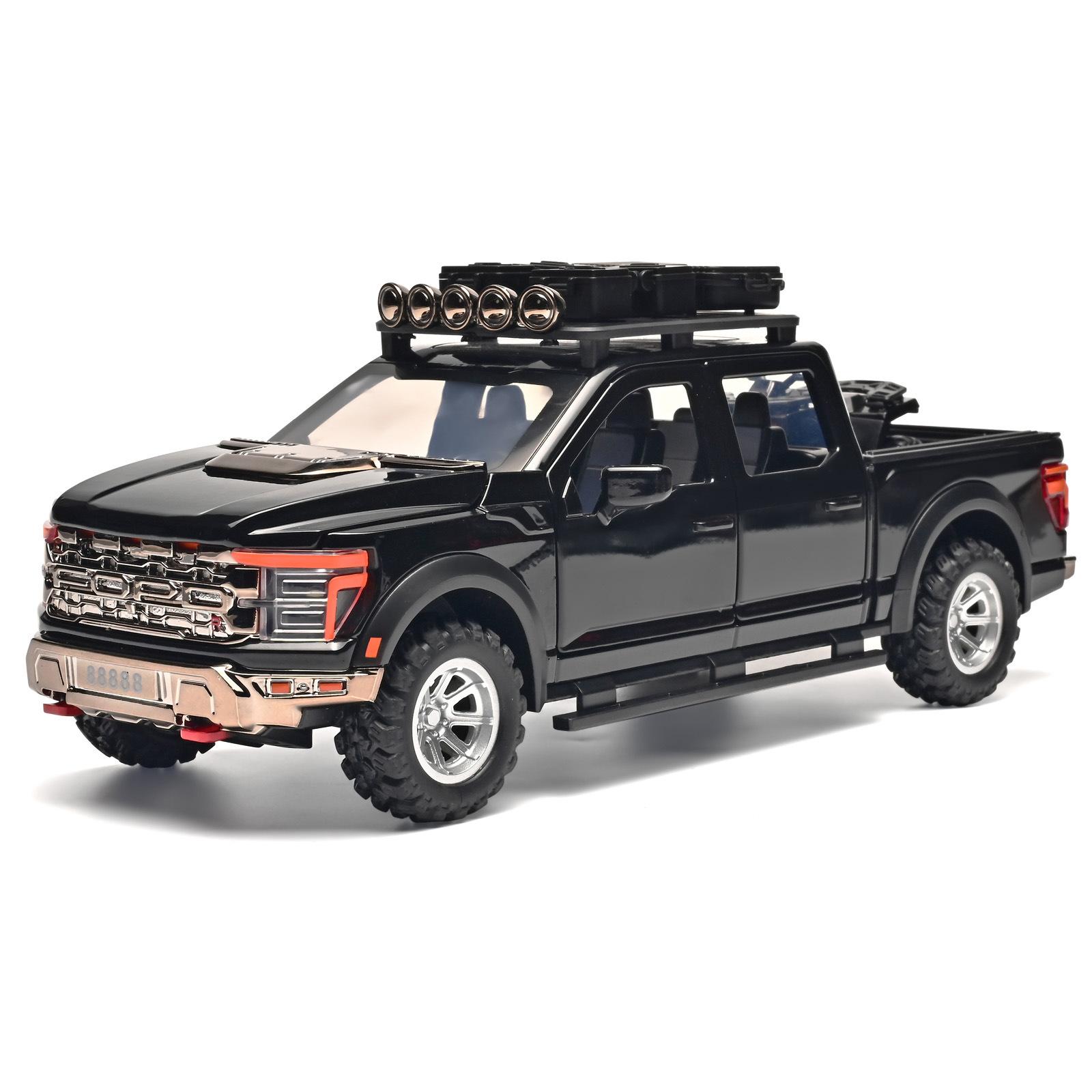 

New 1:24 Ford F150 Pickup Truck Simulation Alloy Car Model - Suitable for Children s Toys and Collections