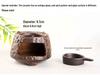 Vintage Ceramic Incense and Candle Burner Set with Agarwood and Tea Roasting Features