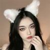 Animal Fox Cats Dog Ears Shape Headband and Choker Halloween Cosplay Costume Party Accessories for Adult and Children