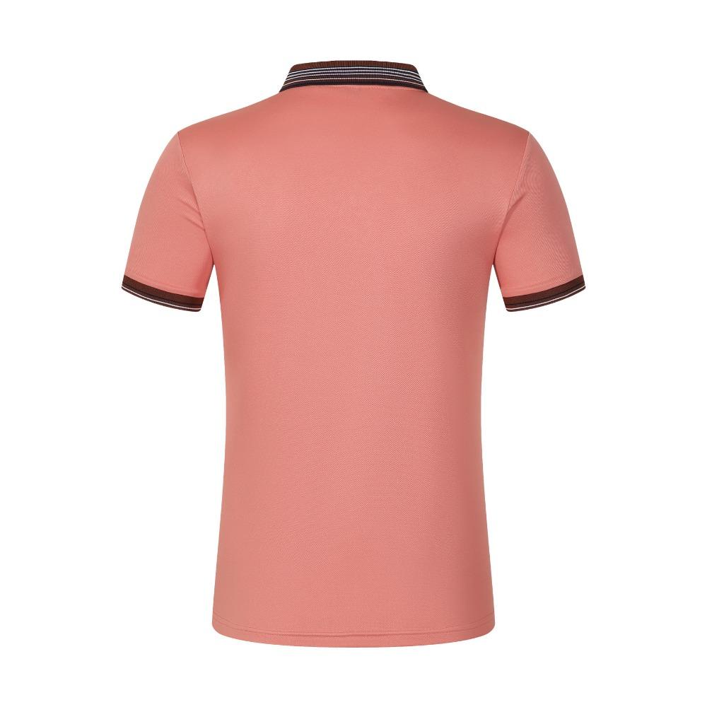 Men's Solid Color Short Sleeved Lapel Polo Shirt