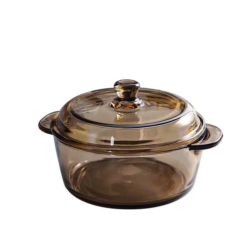 Green Apple Heat-Resistant Glass Dinnerware Collection