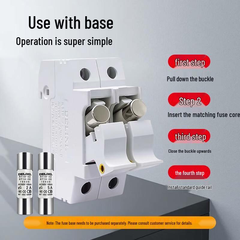 DELIXI RT18 Low-Voltage Ceramic Fuse Cartridge