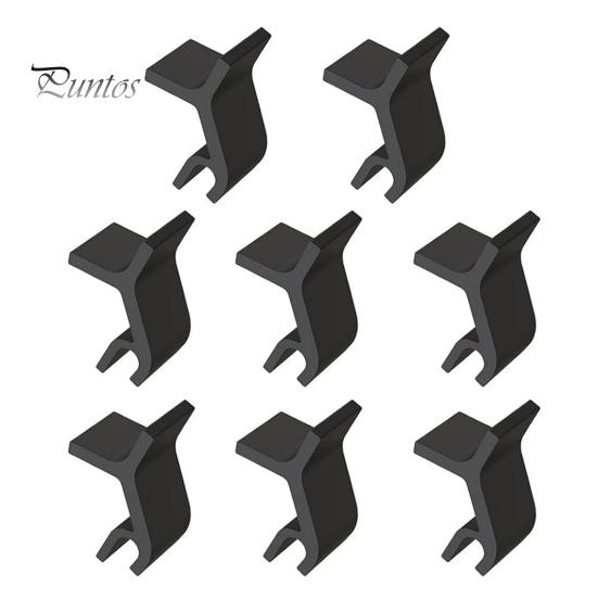 

4/8/12/16/24 шт. Зажимы для укладки противней Многоразовые зажимы для укладки противней для печенья Термостойкие Компактные укладчики для противней для печенья Простая в использовании кухня 8pcs чёрный