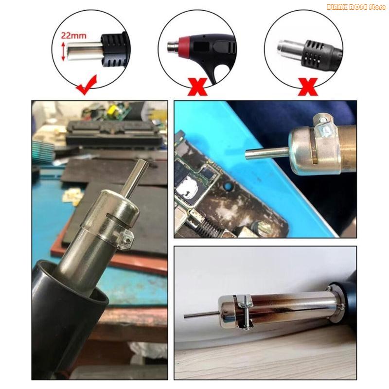 K1AE Heat Guns Nozzles,8pcs/Pack Suitable for Many Kinds of Hot Air Soldering Station