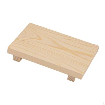 Wood Pedestal Soap Stand, Tray Rustic Candle Plant Holder, Wooden Riser for