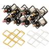Flaschenhalter 1/2 Stück Freistehendes Metallregal, Mehrere Moderne Tischplatten-Regal-Organizer-Halter, Arbeitsplatten-Ausstellungsständer für Küche Bar Lagerung