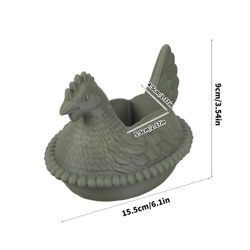 Decorative Chicken Soap Dispenser Holder Plastic Plant Pot Hen Planter For Farmhouse Bathroom Countertop Decoration