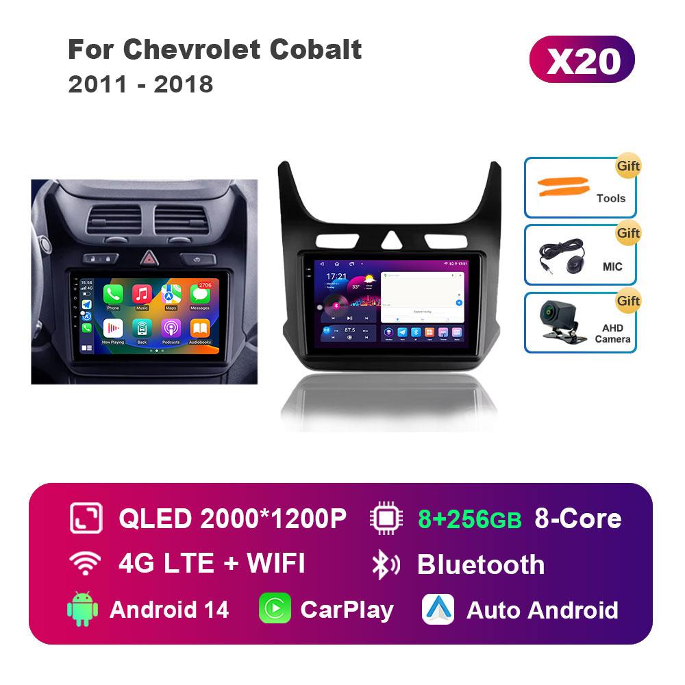 Android 14 System Car Radio Multimedia Player for Chevrolet Cobalt 2011 - 2018 GPS Navigation BT WiFi IPS Screen Auto Tools