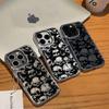 Full Of Skull Design Phone Case For Iphone 17 17E 16E 12 Pro Max 11 13 Plus 14 16 15 Transparent Daily Use Bumper Shell Coque