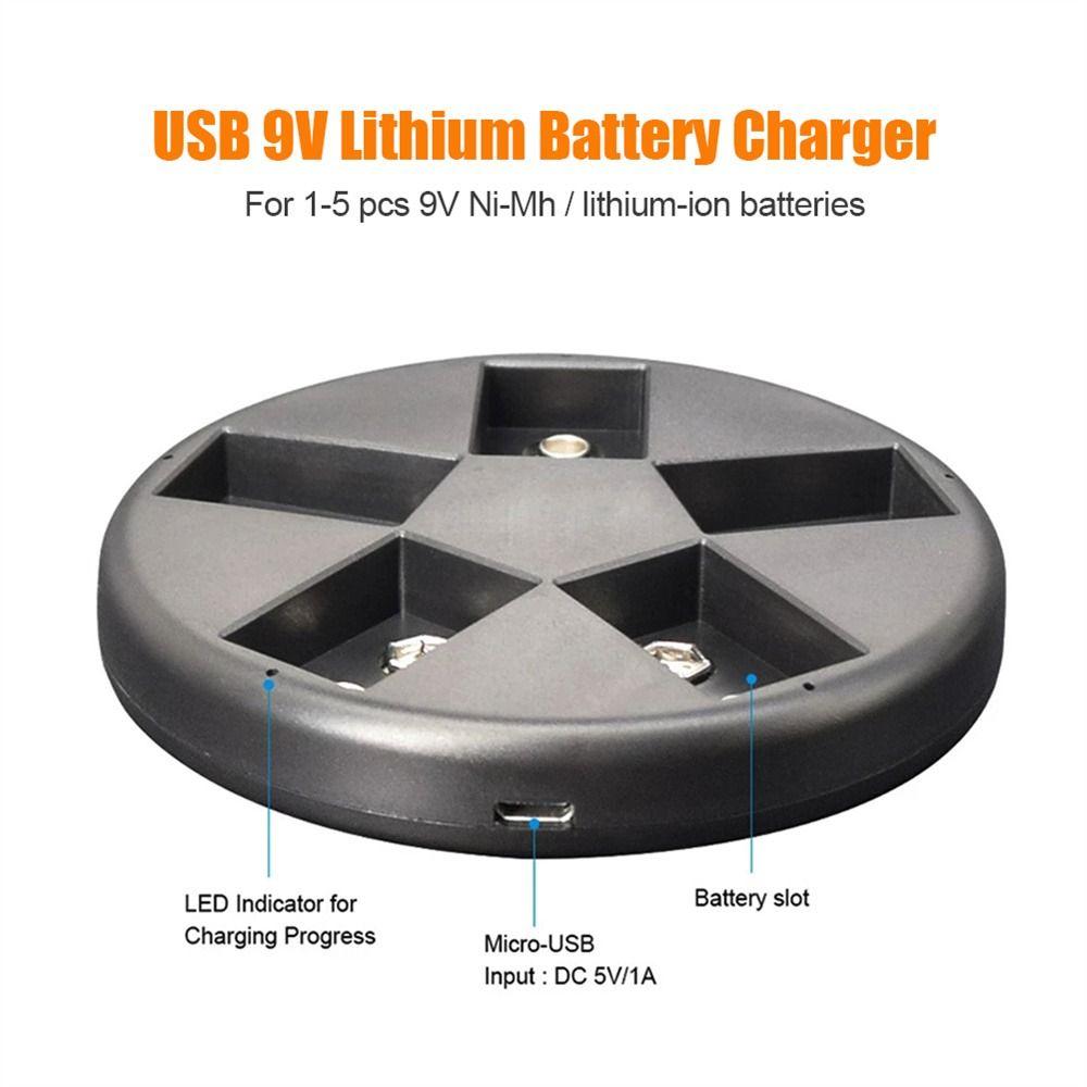 Charger Adapter Rechargeable Batteries Charger Battery Charger USB Charger 9V Battery Charger