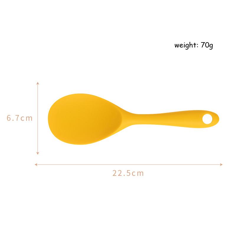 Silicone Kitchenware Cooking Utensils Set Non-stick Cookware Heat Resistant Spatula Shovel Rice Spoon Kitchen Cooking Tool Set