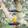 Durable Bird Feeder Light Metal Bird Feeder Metal Chain Hanging Bird Feeder Set with Girl Umbrella for Outdoor for Hummingbirds
