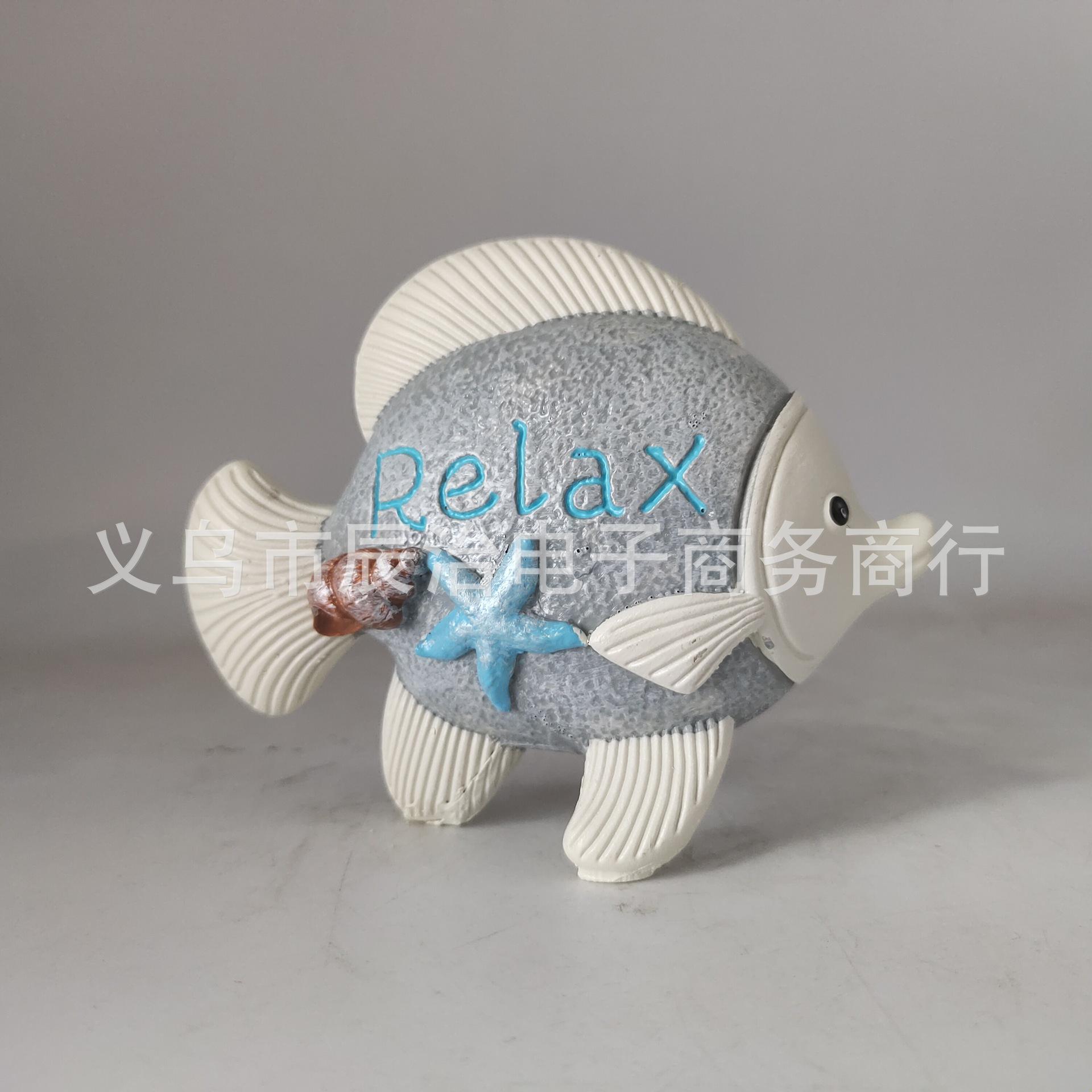 New simulated ocean ornamental fish decorative ornaments cabinet home ornaments desktop decorative ornaments