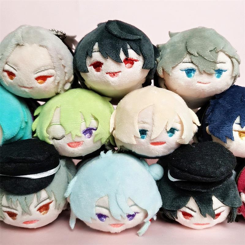 13 Style 9cm Ensemble Stars Plush Stuffed Toys Eichi Hibiki Wataru Ogami Koga Ran Nagisa Doll Screen Wipe Pendant  for Kids